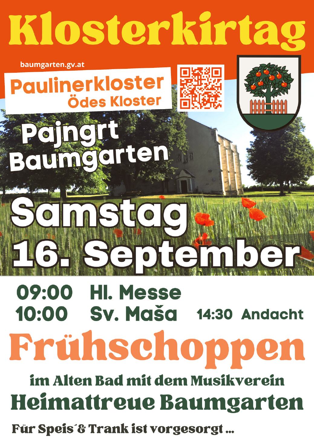 Klosterkirtag in Baumgarten 16.9.2023
